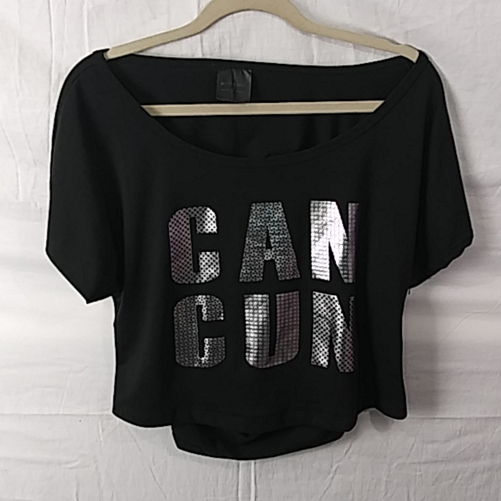 4/20 By The Sea Cancun factory destroyed crop top